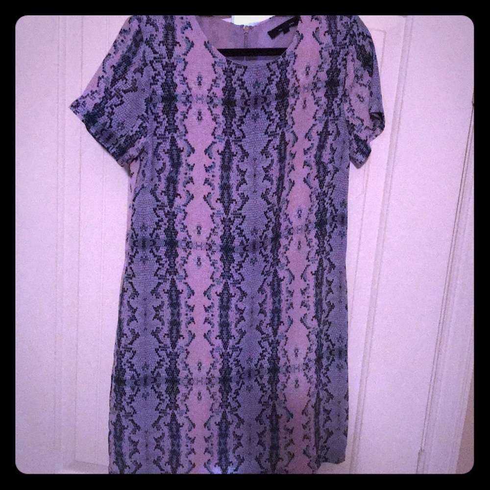 Purple snakeskin boutique style dress.